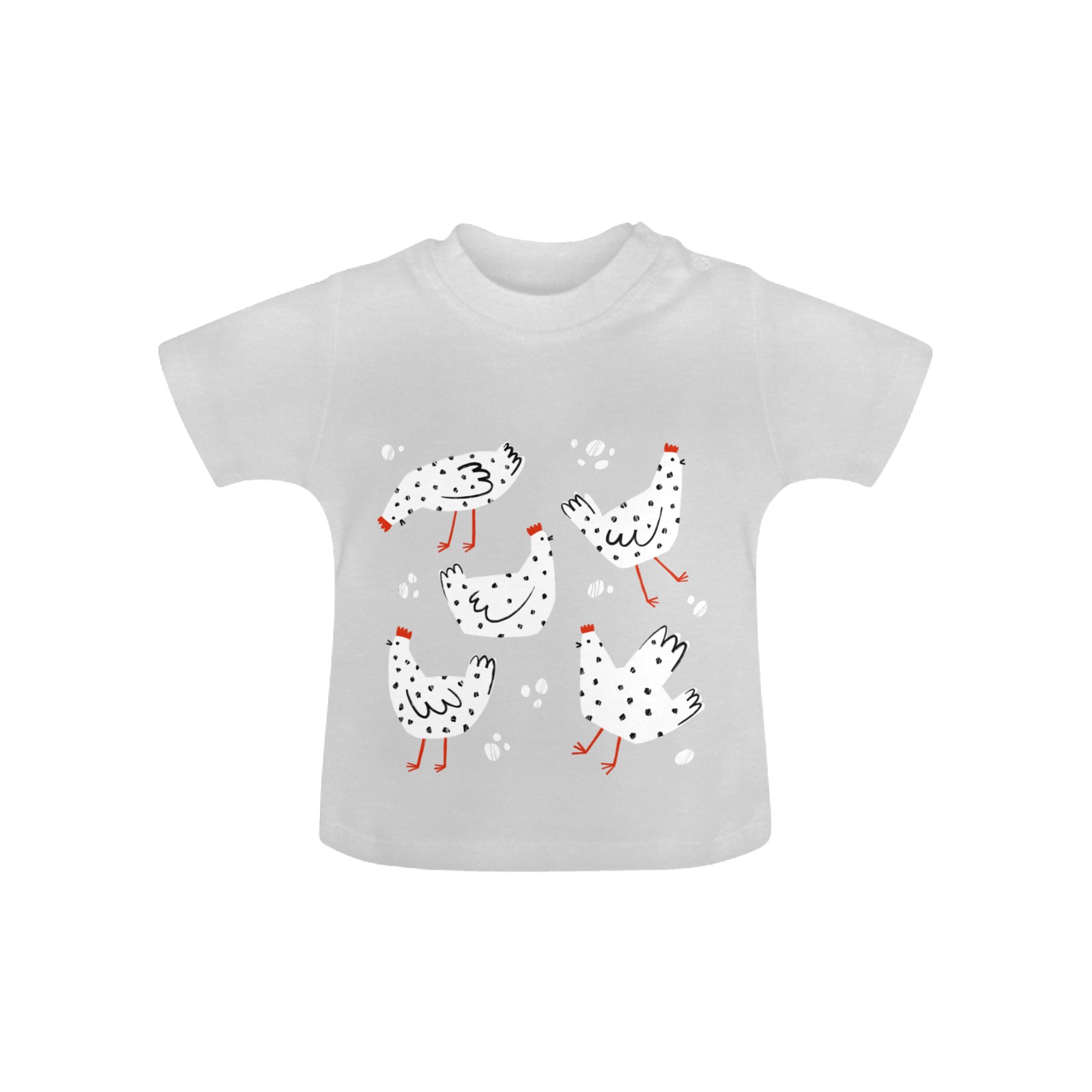 Cute hens Baby Classic T-Shirt (Model T30)