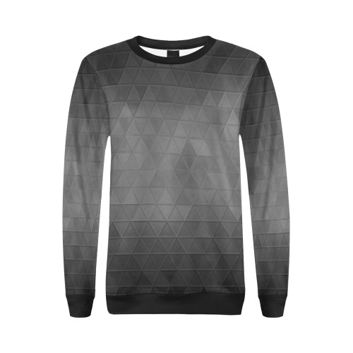mosaic triangle 15 All Over Print Crewneck Sweatshirt for Women (Model H18)