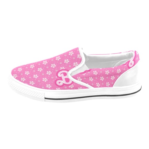 Pinkadelic Kids Canvas Shoes Slip-on Canvas Shoes for Kid (Model 019)