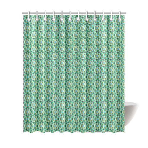 Arabic Pattern Shower Curtain 72"x84"