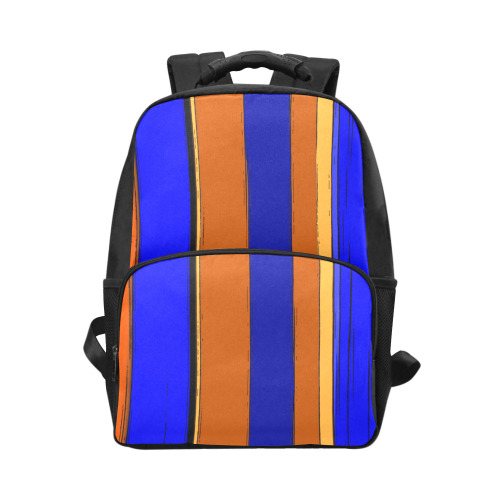 Abstract Blue And Orange 930 Unisex Laptop Backpack (Model 1663)