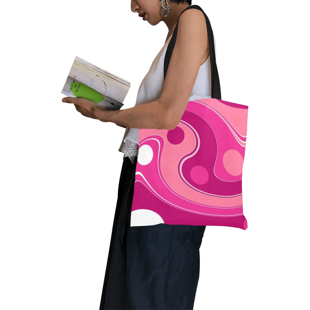 IN THE PINK-122 ALT All Over Print Canvas Tote Bag/Small (Model 1697)