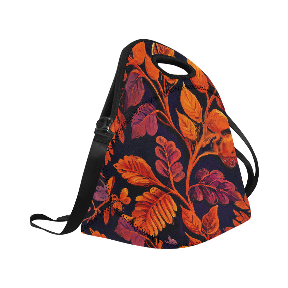 flowers botanic art (10) bag Neoprene Lunch Bag/Large (Model 1669)