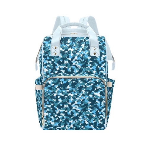 FridayBlue(7) Multi-Function Diaper Backpack/Diaper Bag (Model 1688)