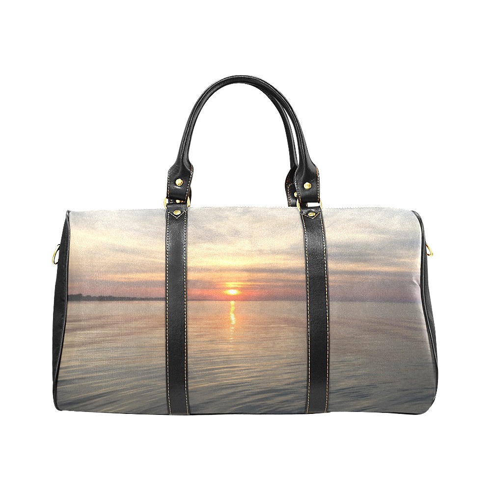 Early Sunset Collection New Waterproof Travel Bag/Large (Model 1639)