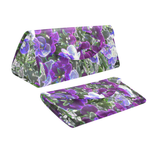 Field Of Purple Flowers 8420 Custom Foldable Glasses Case