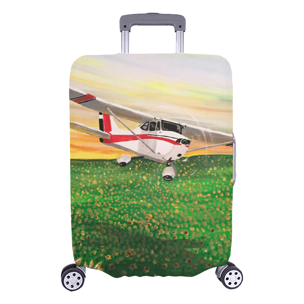 The Flight Of Sunflowers Luggage Cover/Large 26"-28"