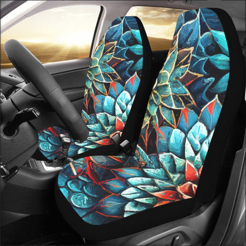 flowers botanic art (8) car seat covers Car Seat Covers (Set of 2)