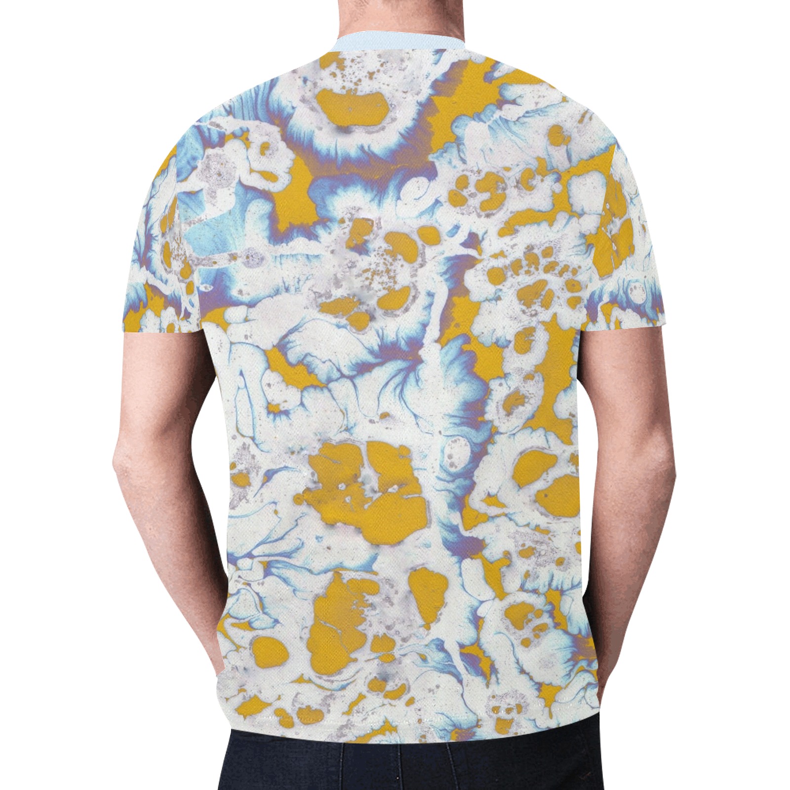 Marble Tiger New All Over Print T-shirt for Men (Model T45)