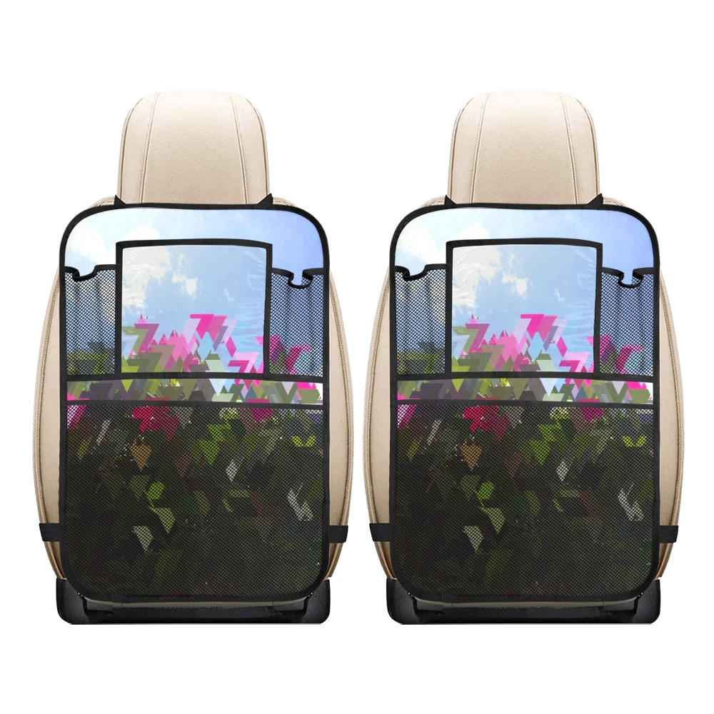 Glitchin' Flowers Car Seat Back Organizer (2-Pack)