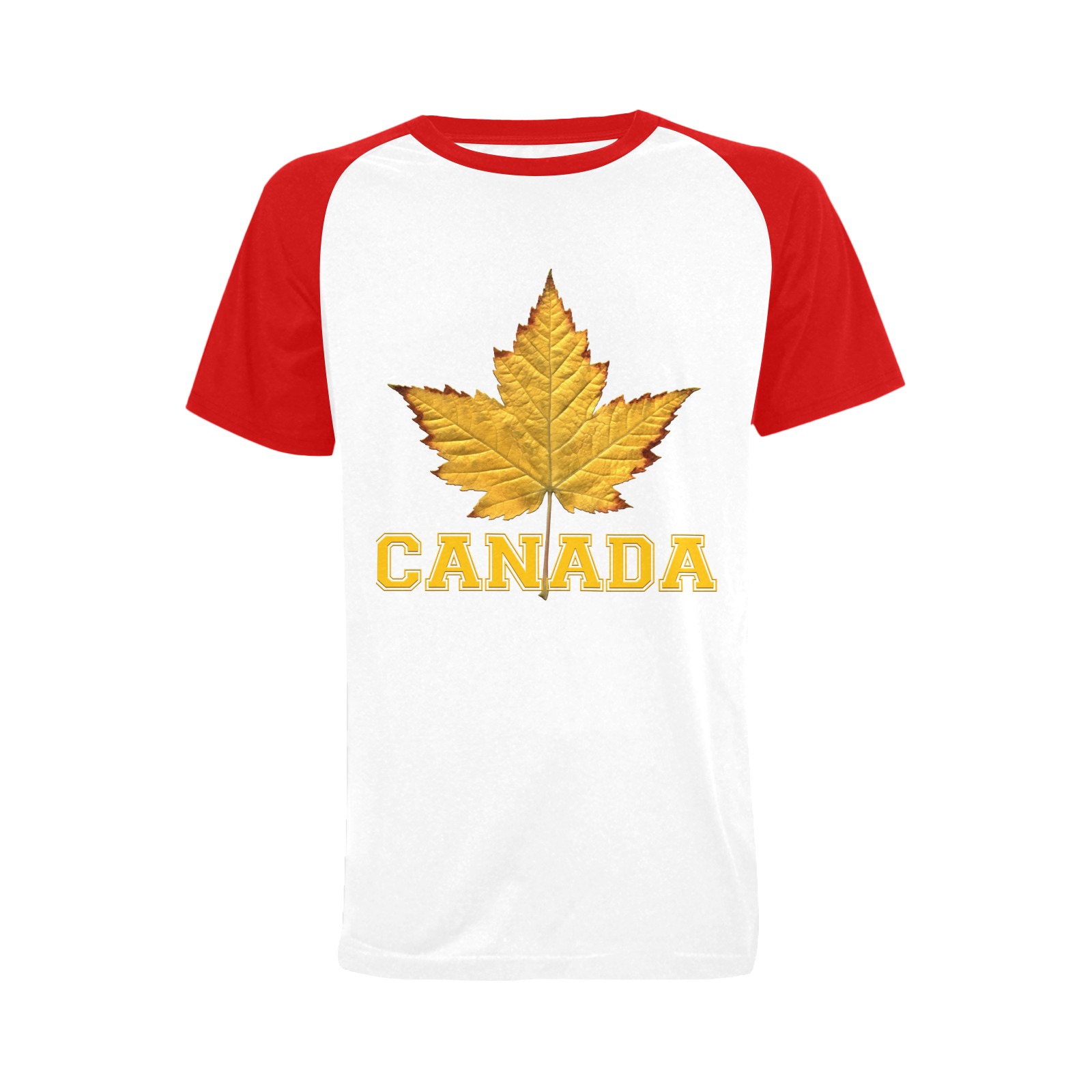 Sporty Canada Raglan Shirts Men's Raglan T-shirt (USA Size) (Model T11)