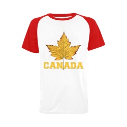 Sporty Canada Raglan Shirts Men's Raglan T-shirt (USA Size) (Model T11)