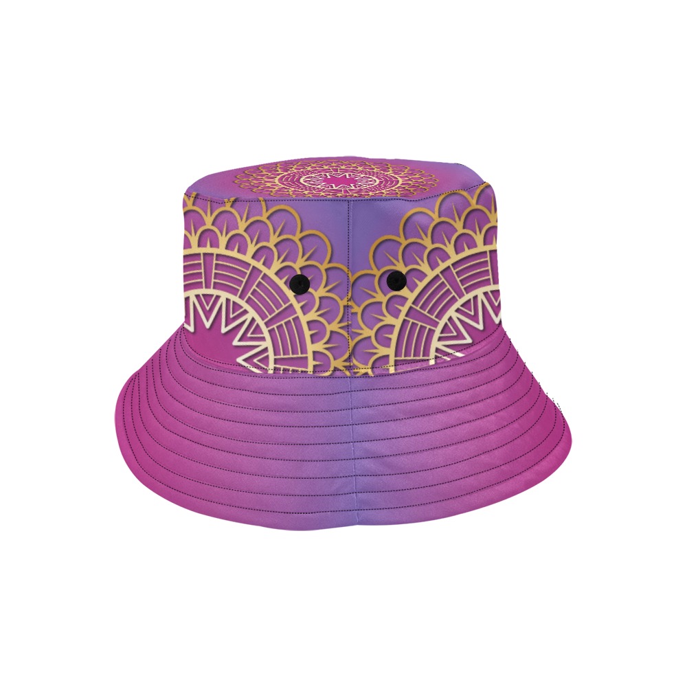 Pink Sorbet Mandala_small All Over Print Bucket Hat