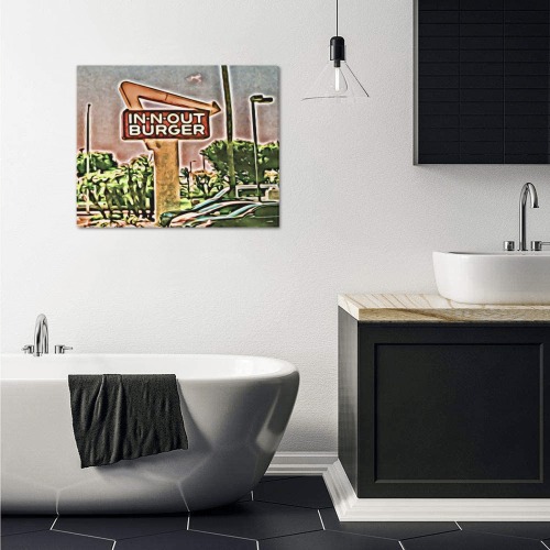 In & Out Upgraded Canvas Print 20"x16"
