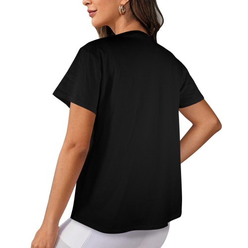 Whale Graffiti Women's Glow in the Dark T-shirt (Front Printing)