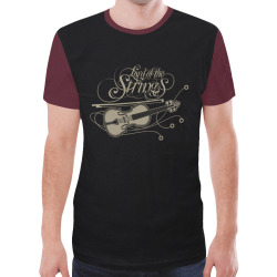 VIOLIN Strings New All Over Print T-shirt for Men (Model T45)