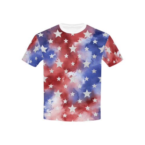 4th of july stars 1 Kids' All Over Print T-shirt (USA Size) (Model T40)