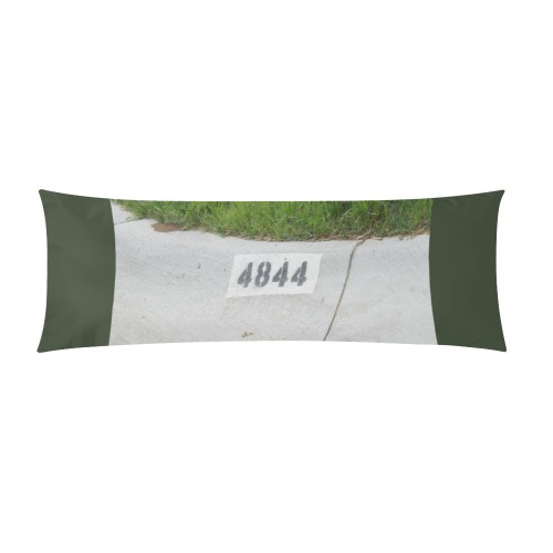 Street Number 4844 Custom Zippered Pillow Case 21"x60"(Two Sides)