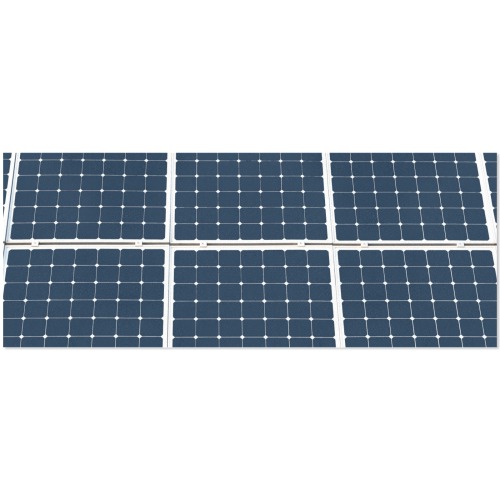 Solar Technology Power Panel Image Sun Energy Gift Wrapping Paper 58"x 23" (5 Rolls)