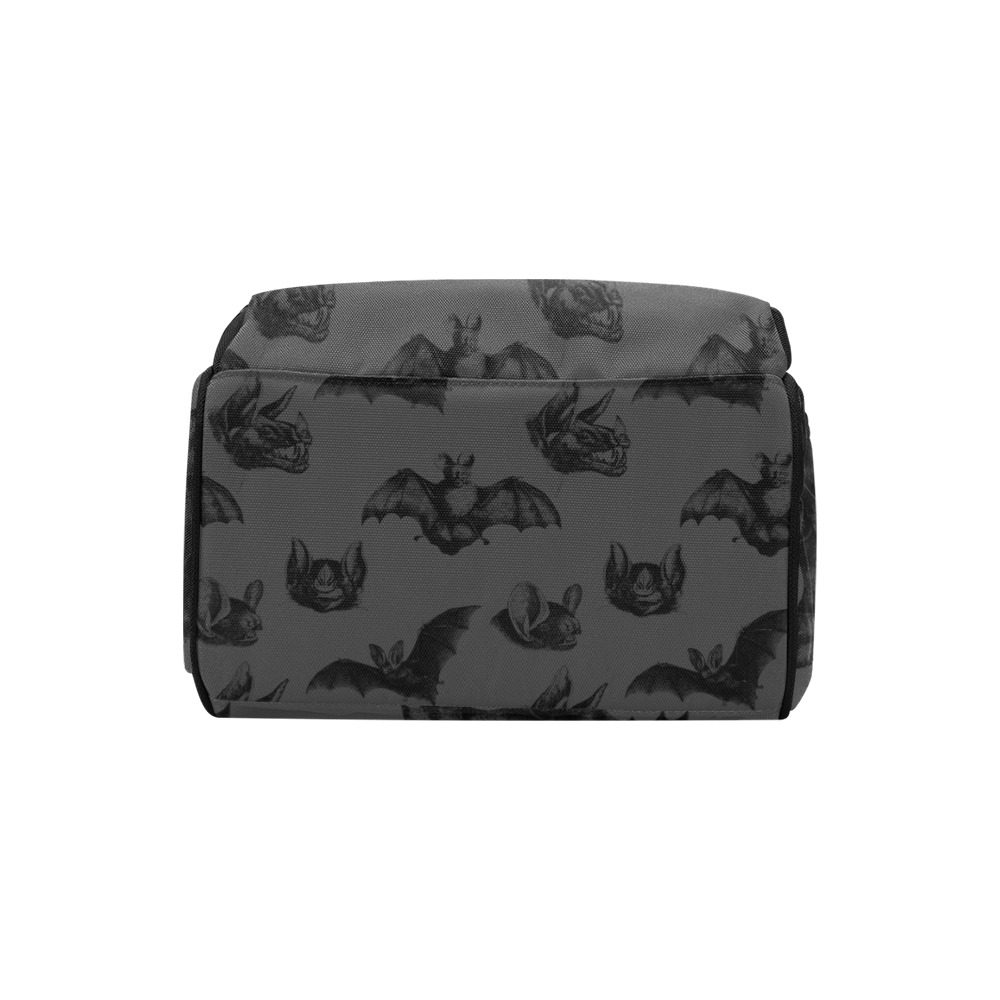 Personalized Gothic Bat Diaper Bag Multi-Function Diaper Backpack/Diaper Bag (Model 1688)