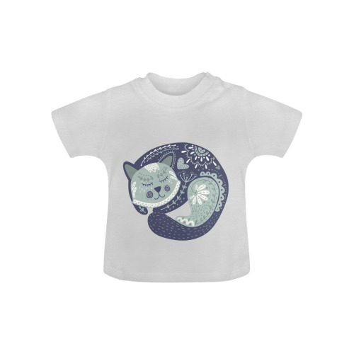 Animal_cat-06 Baby Classic T-Shirt (Model T30)