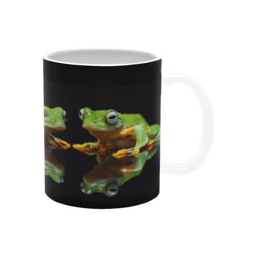 Cute Frogs Custom White Mug (11OZ)