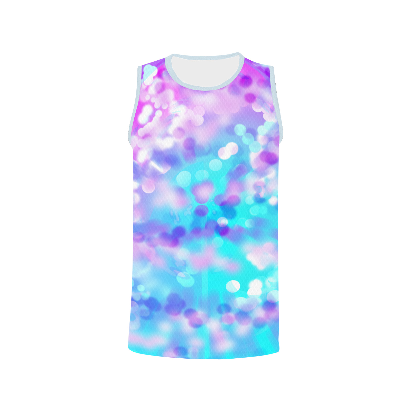 Purple And Blue Bokeh 7518 All Over Print Basketball Jersey