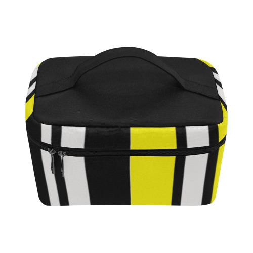 by stripes Cosmetic Bag/Large (Model 1658)