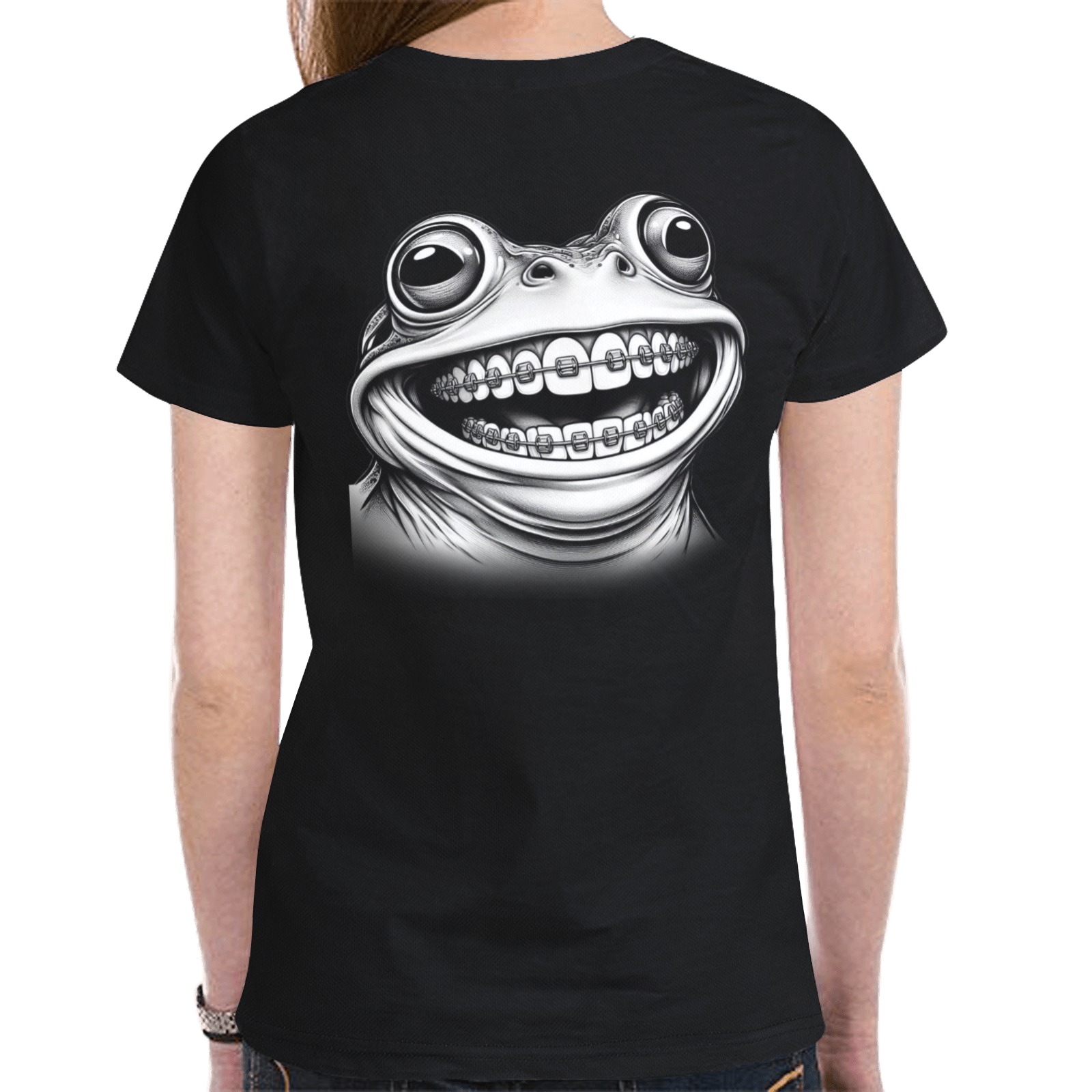 frog New All Over Print T-shirt for Women (Model T45)