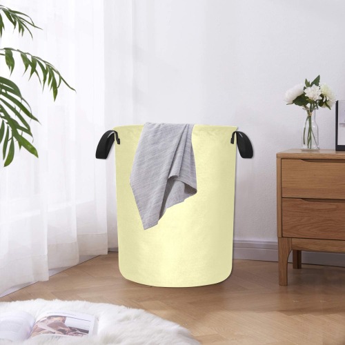 color pale goldenrod Laundry Bag (Large)