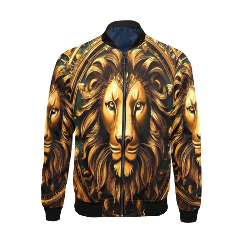 Royalty Leo sign, zodiac Collectable Fly All Over Print Bomber Jacket for Men (Model H19)