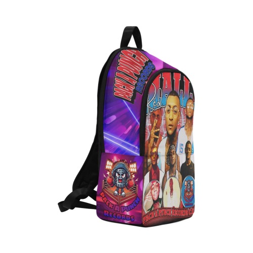 Mally Red Lightning Fabric Backpack for Adult (Model 1659)