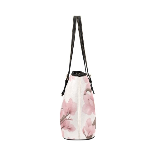 Sakura Leather Tote Bag/Large (Model 1651)