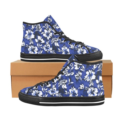 Flowery distortion mosaic Vancouver H Women's Canvas Shoes (1013-1)