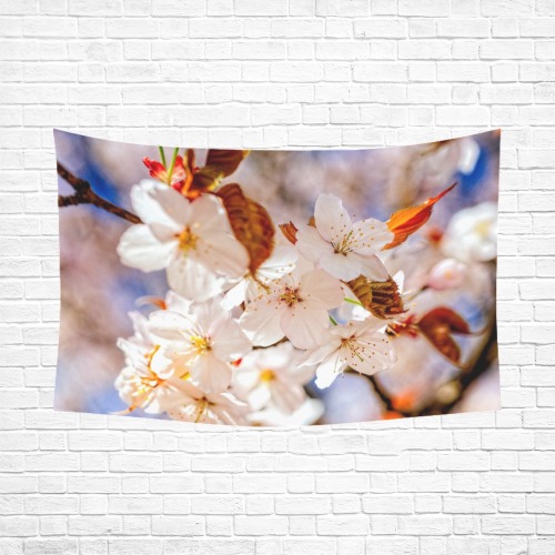 A bunch of chic Japanese sakura flowers in spring