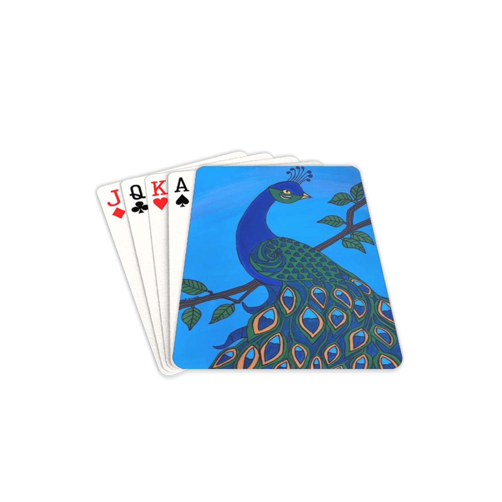 Peacock 2021 Playing Cards 2.5"x3.5"