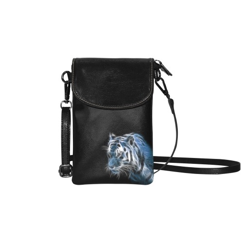 Ghostly Tiger Cell Purse Small Cell Phone Purse (Model 1711)