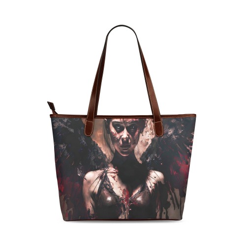 Angel of death Shoulder Tote Bag (Model 1646)