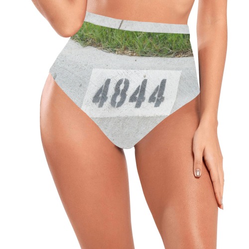 Street Number 4844 High-Waisted Bikini Bottom (Model S13)