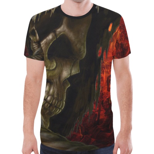 death comes New All Over Print T-shirt for Men (Model T45)