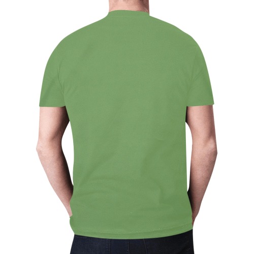 Golden Dragon Green New All Over Print T-shirt for Men (Model T45)