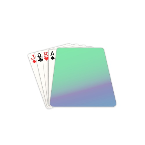blu grn Playing Cards 2.5"x3.5"
