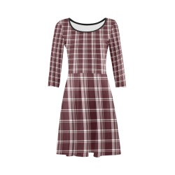 checks (31) 3/4 Sleeve Sundress (D23)