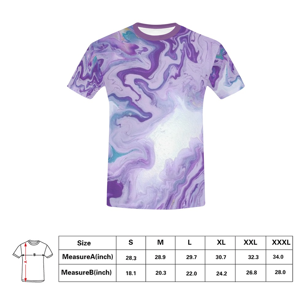 Ethereal Tee All Over Print T-Shirt for Men (USA Size) (Model T40)