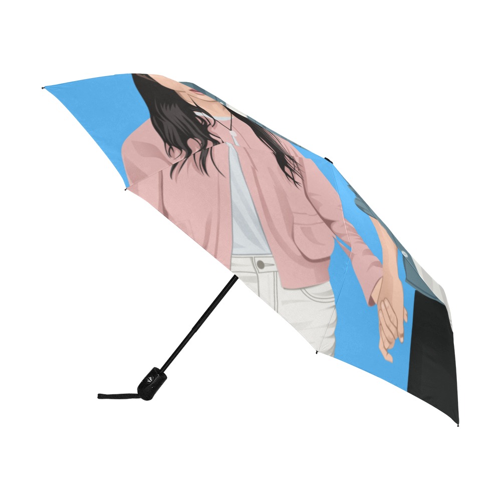 lovelyrunnerpersonalizedumbrella Anti-UV Auto-Foldable Umbrella (U09)