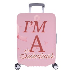 Breast Cancer Awareness Large Suitcase Cover Luggage Cover/Large 26"-28"