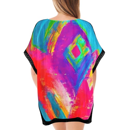 Pink Explosion Collection Women's Beach Cover Ups