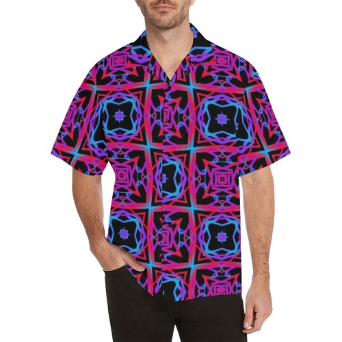 Fractoberry Fractal Pattern 000198HS Hawaiian Shirt (Model T58)