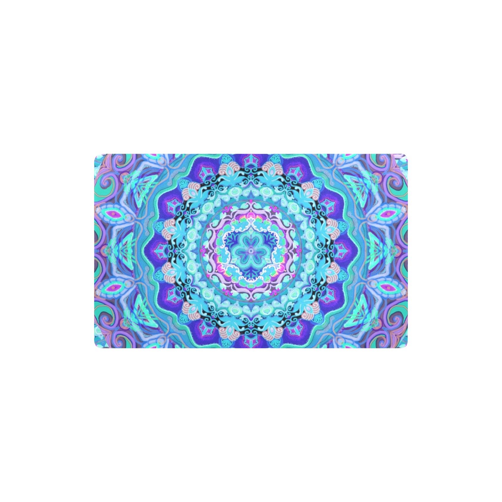 russian mandala 24 Kitchen Mat 32"x20"