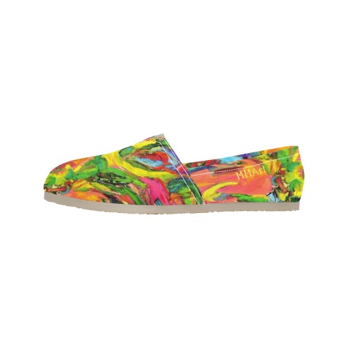 African Tree Collection Women's Classic Canvas Slip-On (Model 1206)